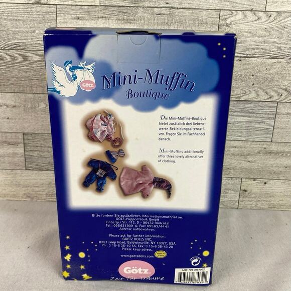 Gotz DISNEY Mini-Muffin MICKEY-MOUSE Doll 2003 8” Vinyl NIB Baby Collection Rare - Picture 7 of 7
